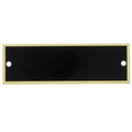 Brass Screened Plate w/2 Holes (2 3/4"x7/8")